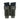 Double pistol magazine pouch, ranger-green textured fabric with two open top magazine slots