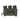 Ranger green wide admin pouch with elastic pull-tab and rear magazine pockets