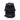 Black assault pack with front MOLLE panel, zip pocket, and shoulder straps