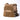 Coyote brown plate carrier with front flap and textured mesh backing