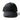 Black logo cap with embroidered emblem on front; curved brim, six-panel design