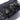 Dark camo tactical hanger pouch side with hook-and-loop panel and brand tag