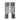 Warfighter cummerbund with padded panels and MOLLE-style cutouts, light gray