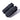 Double pistol magazine pouch, black nylon with elastic retention and webbing loops