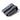 Dark double pistol magazine pouch with two flaps and molded retention insert