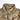 Combat shirt neckline close-up in desert camouflage, high collar with button front