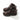 Mid tactical boots pair, dark brown laced with padded collar