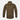 Back view of brown Helikon Alpha fleece hoodie with elbow reinforcement panels