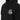Black full-zip hoodie close-up showing front zipper, hood, and chest graphic