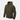Dark olive kangaroo hoodie with adjustable hood and front kangaroo pocket