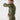 Camouflage field shirt with elastic cuffs and adjustable webbing waist belt