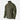Combat shirt with hood, olive base, woodland camo sleeves, quarter-zip