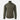 Combat shirt back view with hood, olive body, digital camo sleeves, quarter-zip