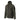 Shadow grey hooded full-zip fleece jacket with stand collar and front zip pockets