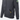 Charcoal full-zip hoodie with zip front, kangaroo pocket, and embroidered sleeve patch.