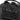 Dark gray chest bag close-up of front pocket zipper and hook-and-loop tab