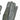 Flight gloves close-up: green fabric cuff with light gray leather-look back