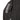 Black jacket sleeve with large graphic text logo and stitched seams