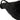 Black sling bag front strap with adjuster buckle and metal rivets