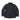 Dark navy softshell jacket with full-zip front and hooded stand collar
