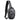Slate crossbody sling bag with front zip pocket and side zippers, adjustable strap