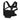 Black mini chest rig with adjustable shoulder straps and stitched front webbing
