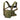 Green camo mini chest rig with adjustable shoulder straps and front webbing rows