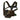Brown camo mini chest rig with adjustable shoulder straps and front elastic webbing