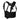 Black tactical chest rig with zip-front panel and shoulder straps