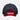 Navy baseball cap with red HELIKON-TEX text and red interior underside