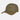 Logo cap with tan crown, brown brim, embroidered logo