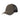 Washed dark gray and black trucker cap with mesh back, curved brim and adjustable strap