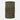 Olive green wool merino neck gaiter wrap with stitched logo at lower front