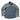 Light blue softshell jacket with hood, full zip front and side zip pockets
