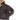 Brown leather jacket closeup with tan shearling collar, chest pocket, and belt cuff