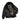 Black leather flight jacket with faux fur collar, front view and utility patch lining