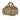 45L travel bag with top handle, front pocket, MOLLE straps, coyote tan