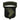 Subdued iron-on division patch, olive green and black shield with AIRBORNE text