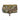 Multicam rear hanger pouch with flap, center buckle, and hanging pull tab