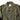Olive drab combat parka close-up with stand collar, flap pockets, and button placket.