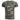 Blue and green camouflage quick-dry short-sleeve T-shirt with crew neck.