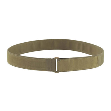 Green inner belt with hook-style buckle and adjustable fabric strap