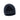 Winter beanie cap in dark blue-gray with embroidered tactical logo