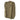 Utility pouch with front MOLLE-style webbing straps, tan fabric, drawcord top.
