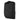 Utility pouch with drawcord top, dark gray fabric, side pocket panel detail.