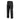 Black combat pants with cargo pockets and knee panel, front view.