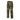 Camouflage combat pants with cargo pockets and knee panel, front view.