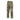 Multitone camouflage combat pants with cargo pockets and knee panel, front view.