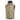 Tan puffer hooded vest with full-zip front and side pockets