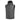 Dark gray puffer hooded vest with full-zip front and side pockets